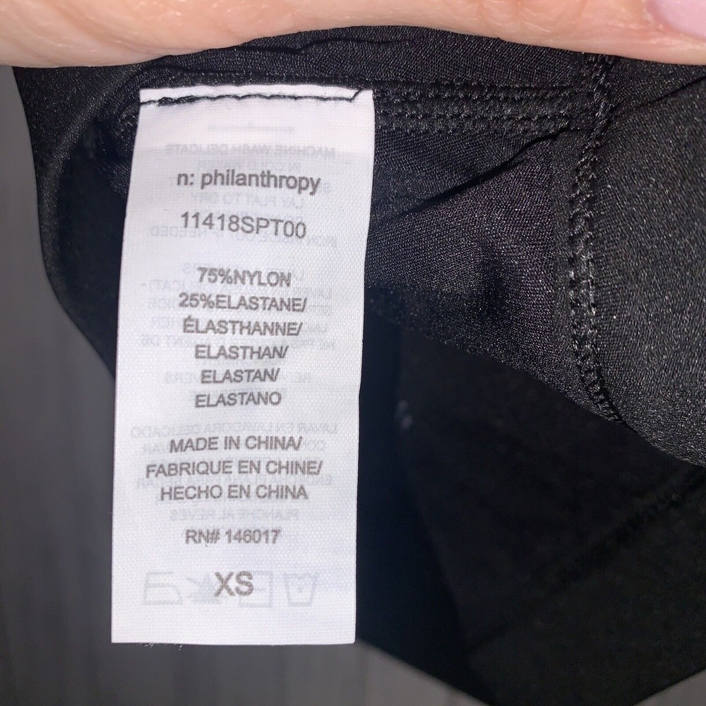 Womens Size XS n:philanthropy Tille Sports Bra Black NWT - Picture 10 of 10